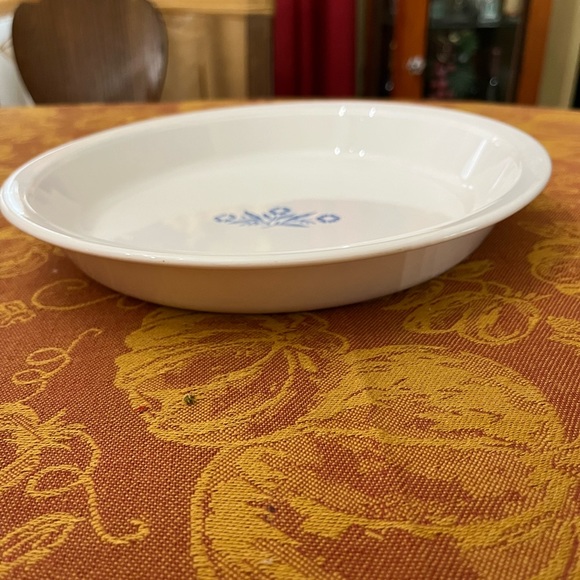 Vintage Corningware pie dish Cornflower pattern - Picture 3 of 6